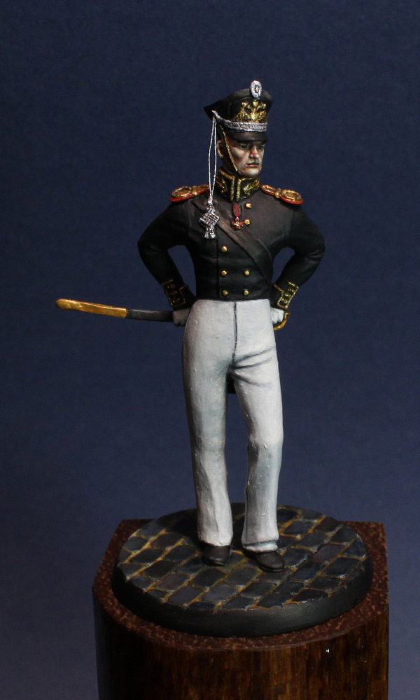 Figures: Senior officer, Guard Equipage, 1812-16, photo #2