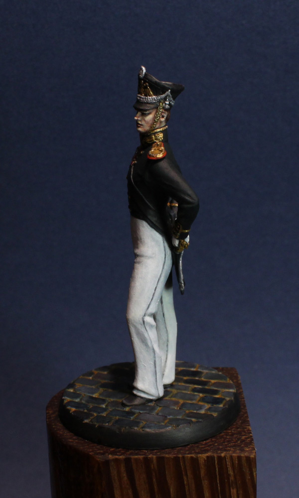 Figures: Senior officer, Guard Equipage, 1812-16, photo #4