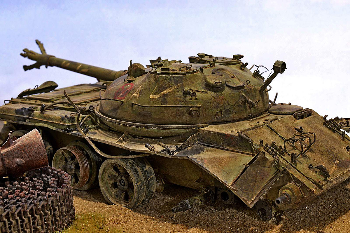 Dioramas and Vignettes: Abandoned T-62, photo #11