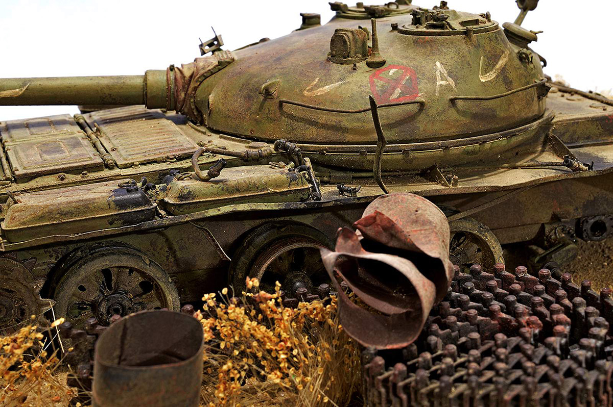 Dioramas and Vignettes: Abandoned T-62, photo #12