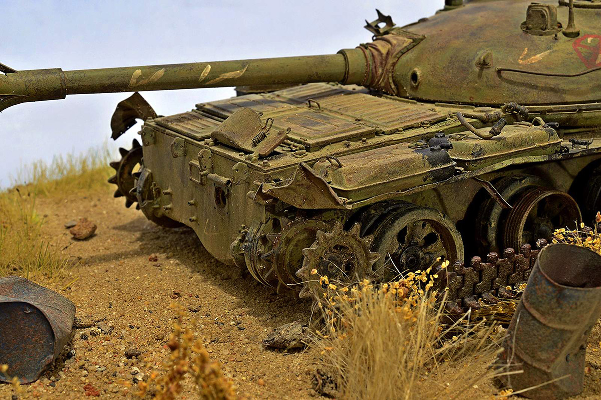 Dioramas and Vignettes: Abandoned T-62, photo #14