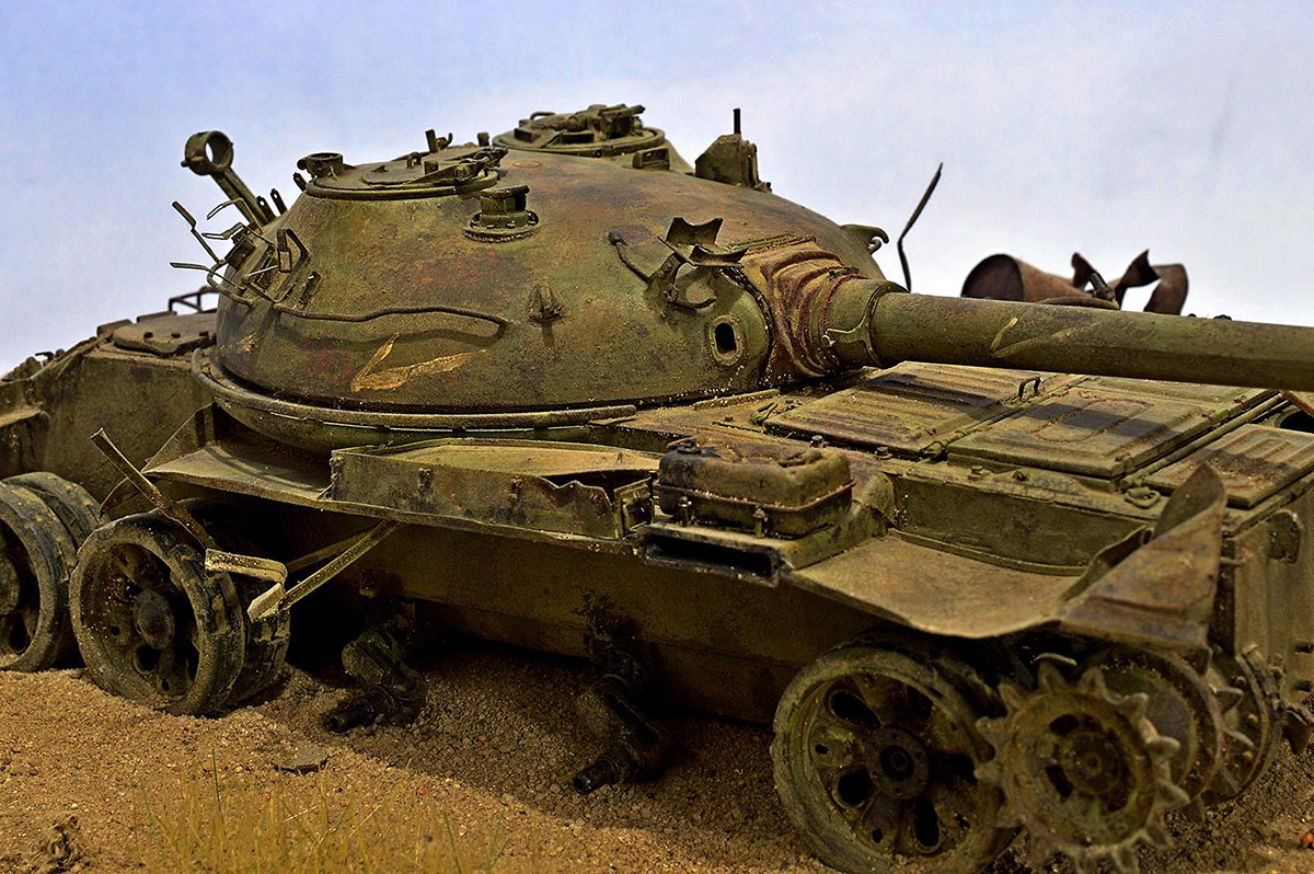 Dioramas and Vignettes: Abandoned T-62, photo #18