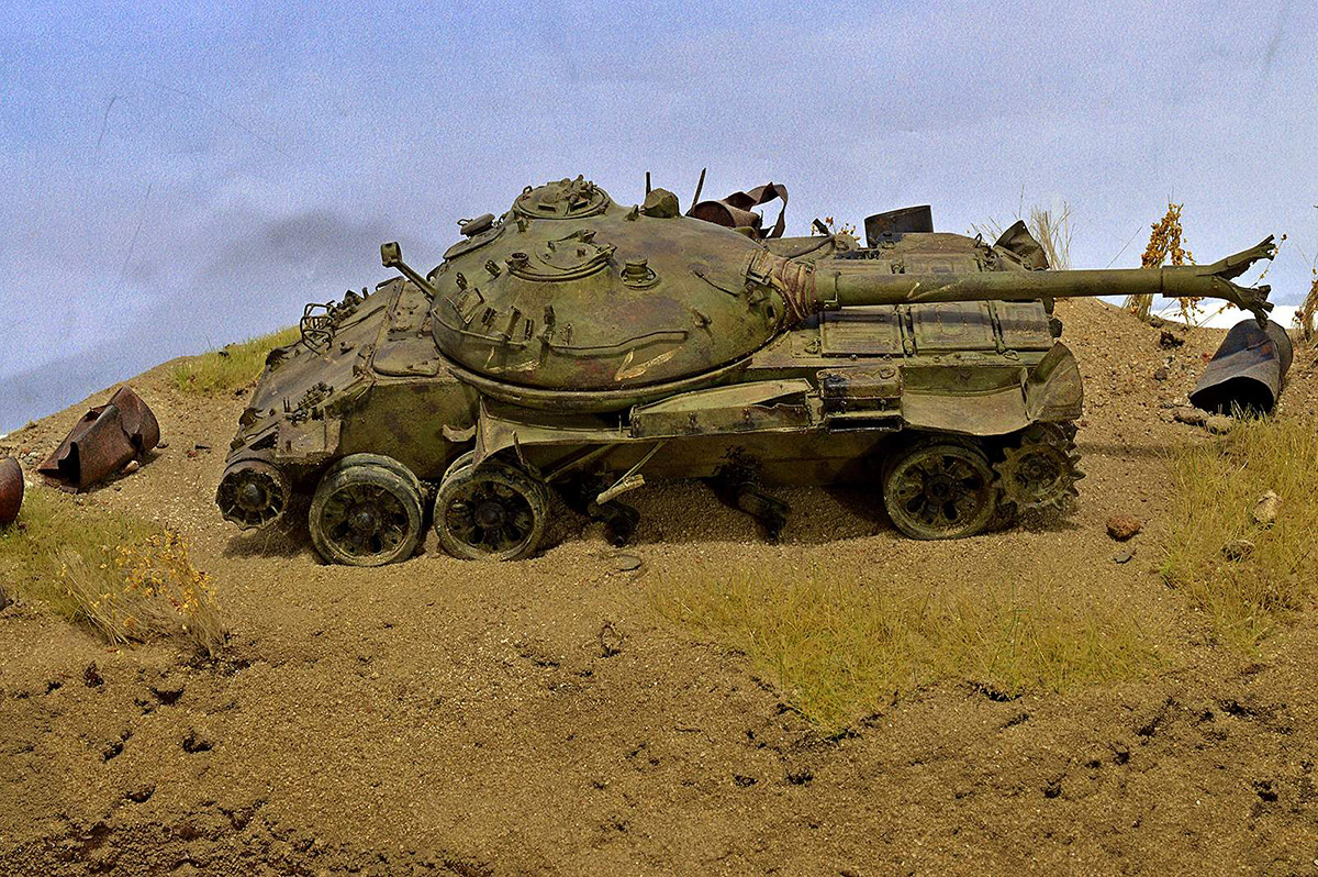 Dioramas and Vignettes: Abandoned T-62, photo #19