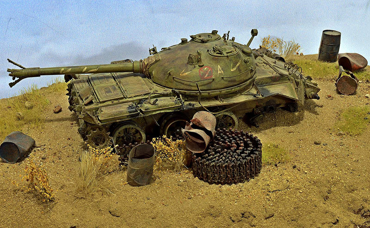 Dioramas and Vignettes: Abandoned T-62, photo #20