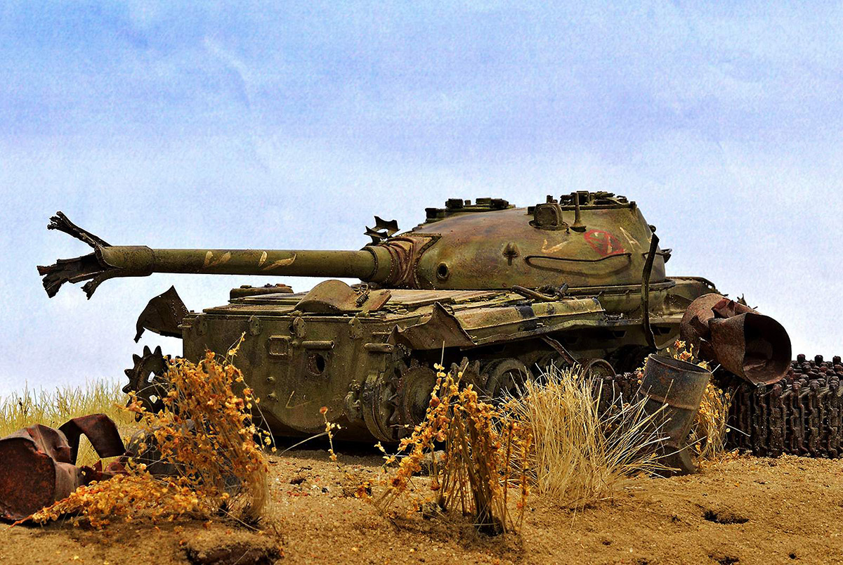 Dioramas and Vignettes: Abandoned T-62, photo #3