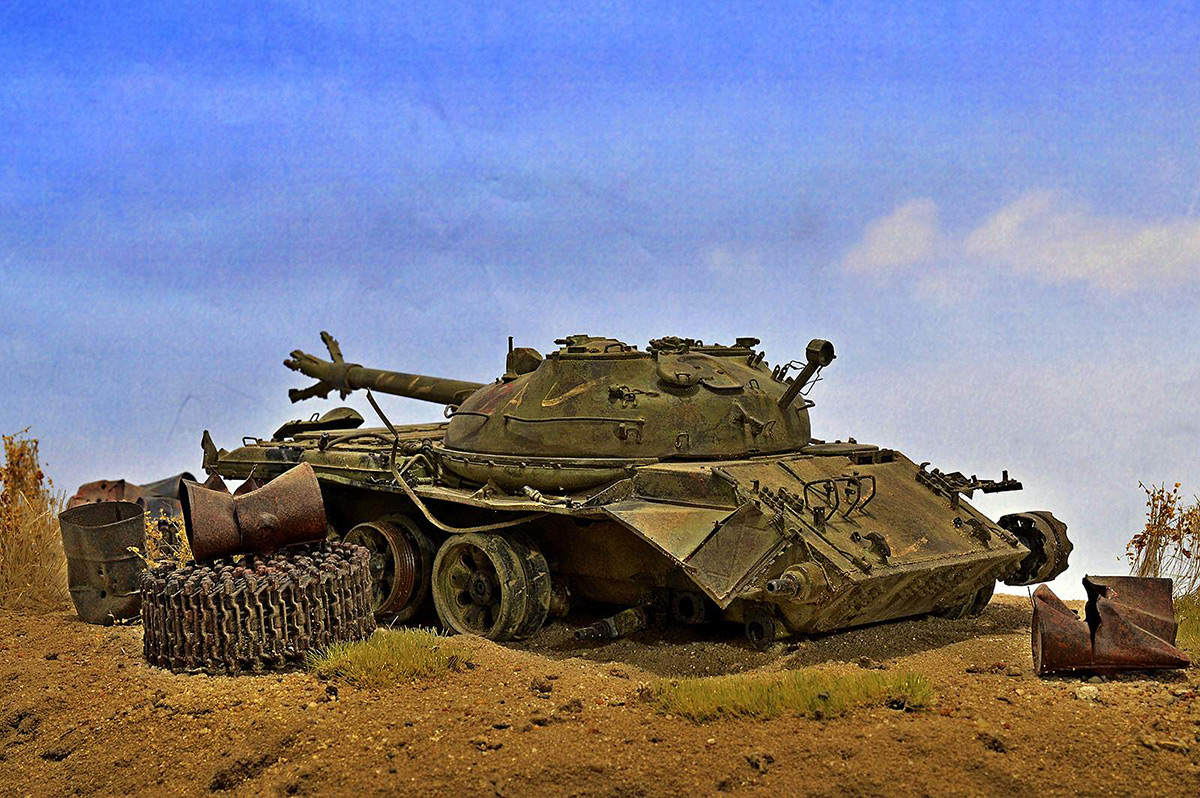 Dioramas and Vignettes: Abandoned T-62, photo #7