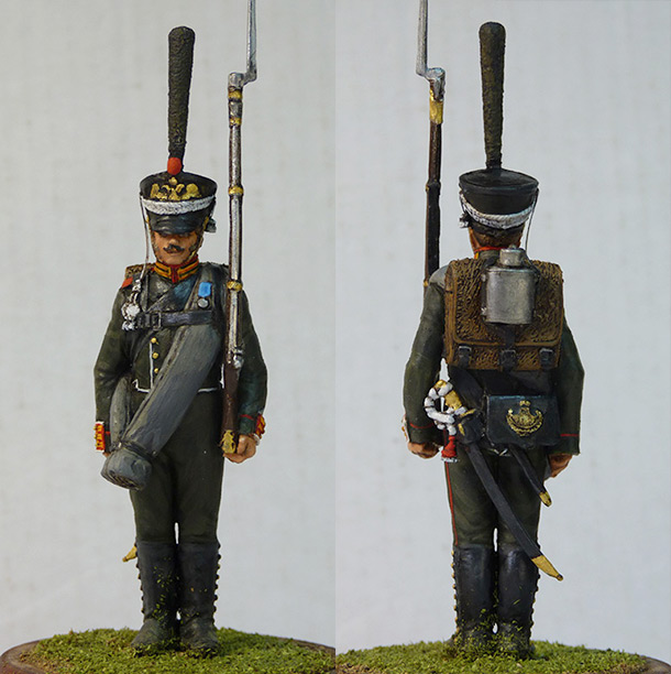 Фигурки: Карабинер 1 бат. Лейб-гвардии Егерского полка, 1818-23 гг.