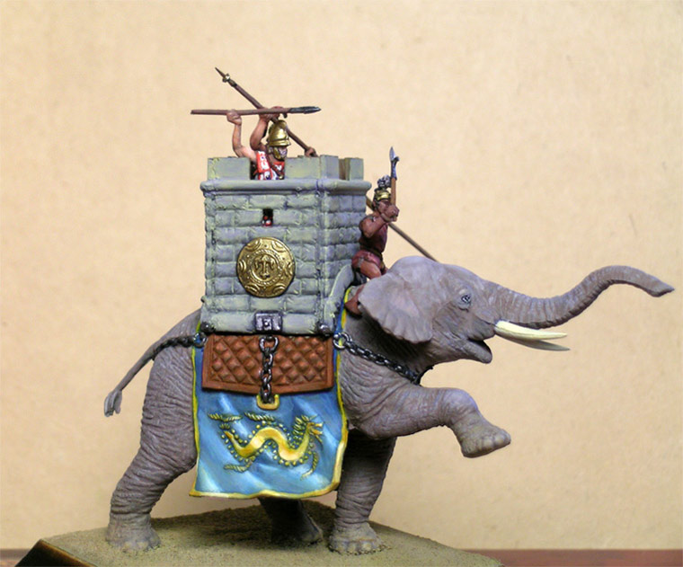 Диорамы и виньетки: Селевкидский боевой слон, фото #1