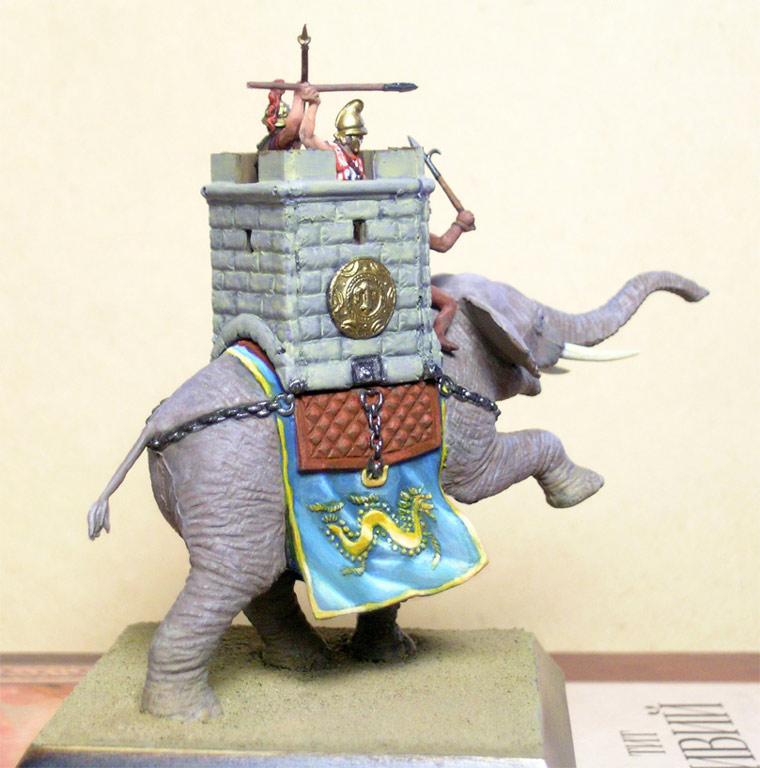 Диорамы и виньетки: Селевкидский боевой слон, фото #5