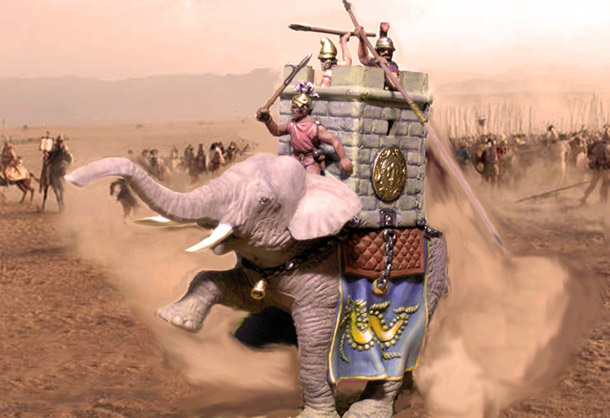 Диорамы и виньетки: Селевкидский боевой слон