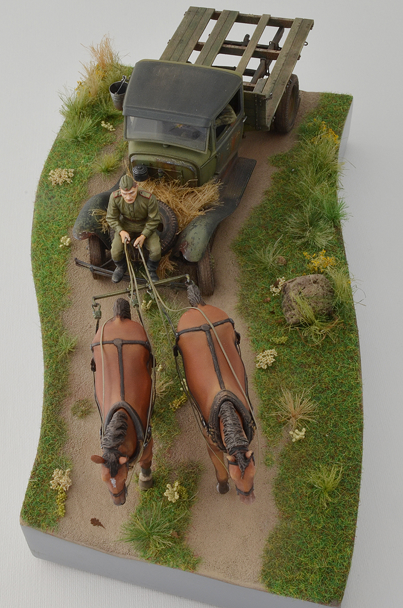 Dioramas and Vignettes: GAZ-AA: two horse powers, photo #13
