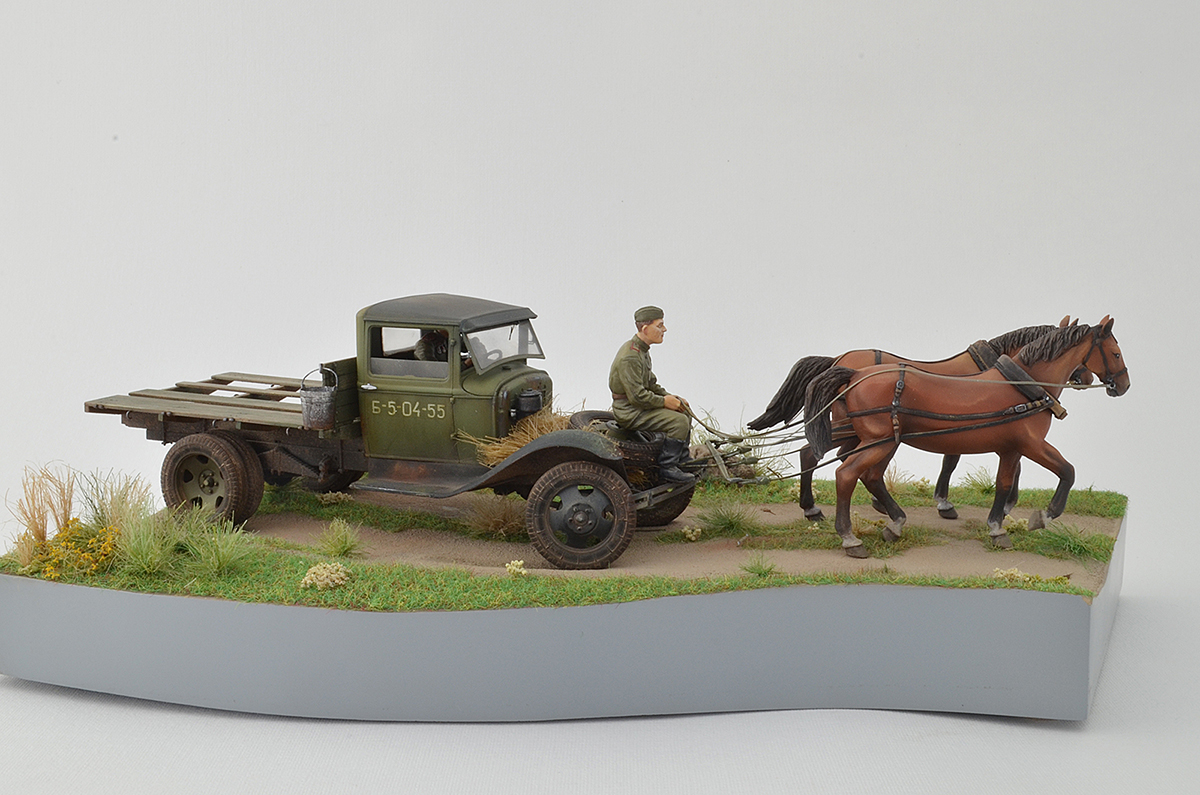 Dioramas and Vignettes: GAZ-AA: two horse powers, photo #3