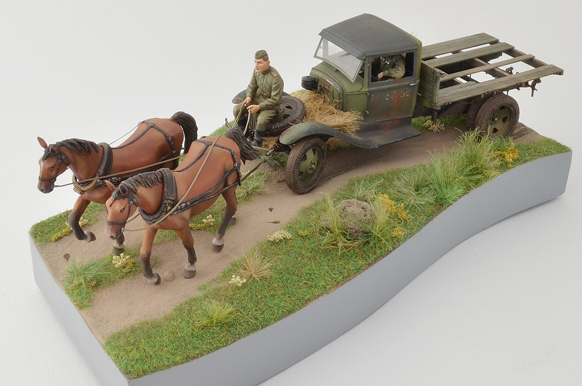 Dioramas and Vignettes: GAZ-AA: two horse powers, photo #4