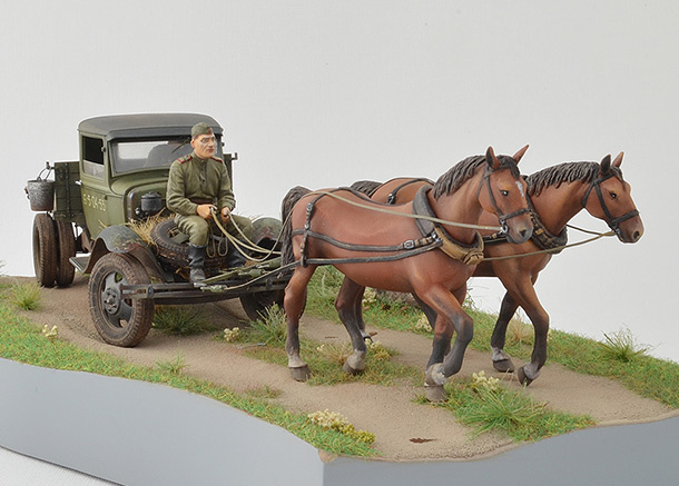 Dioramas and Vignettes: GAZ-AA: two horse powers