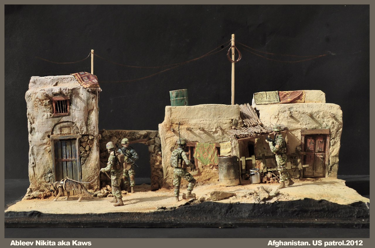 Диорамы и виньетки: Патруль в провинции Афганистана, 2012., фото #1