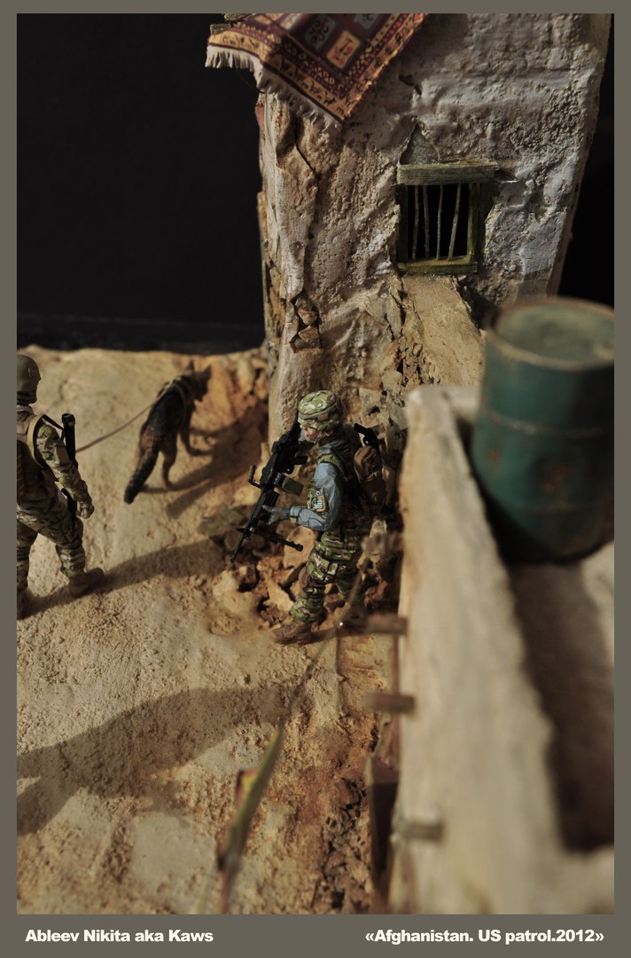 Диорамы и виньетки: Патруль в провинции Афганистана, 2012., фото #10