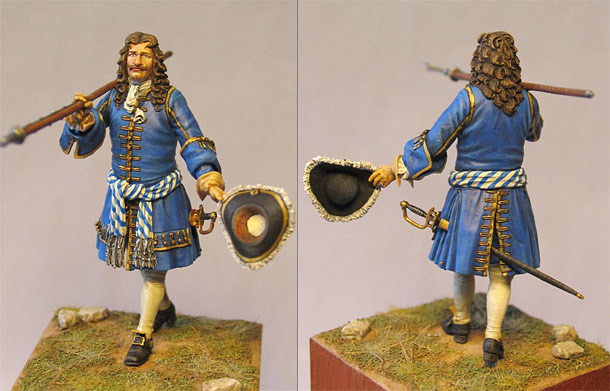 Figures: Bavarian Officer, 1701-1714