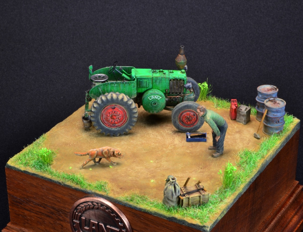 Dioramas and Vignettes: LANZ Bulldog 30HP, photo #9