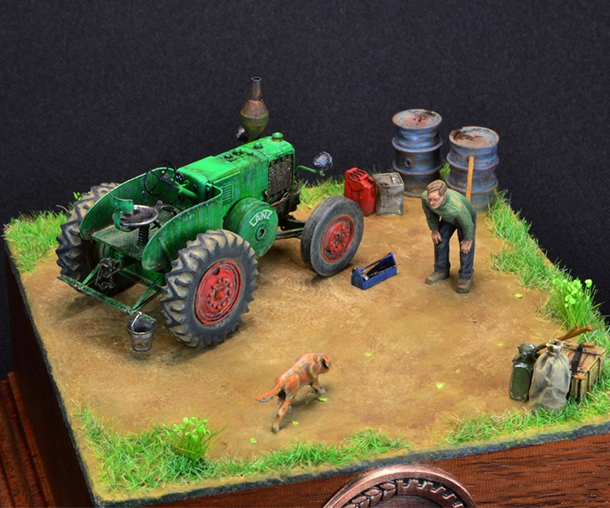 Dioramas and Vignettes: LANZ Bulldog 30HP