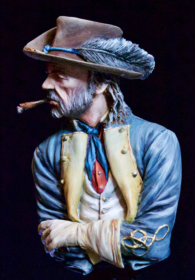 Figures: Confederate officer, photo #3