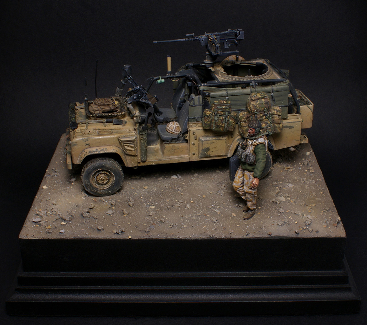 Dioramas and Vignettes: Land Rover WMIK. Afghanistan 2009, photo #1