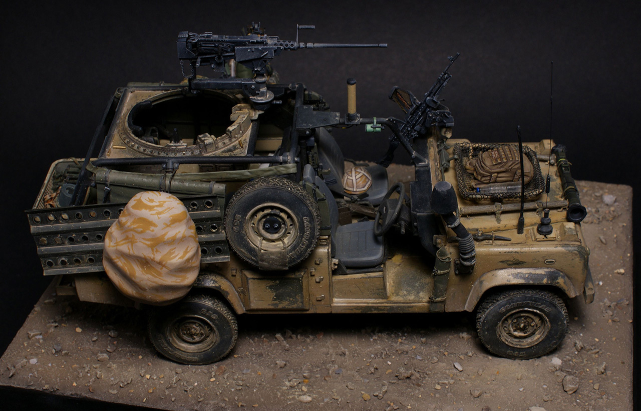 Dioramas and Vignettes: Land Rover WMIK. Afghanistan 2009, photo #10