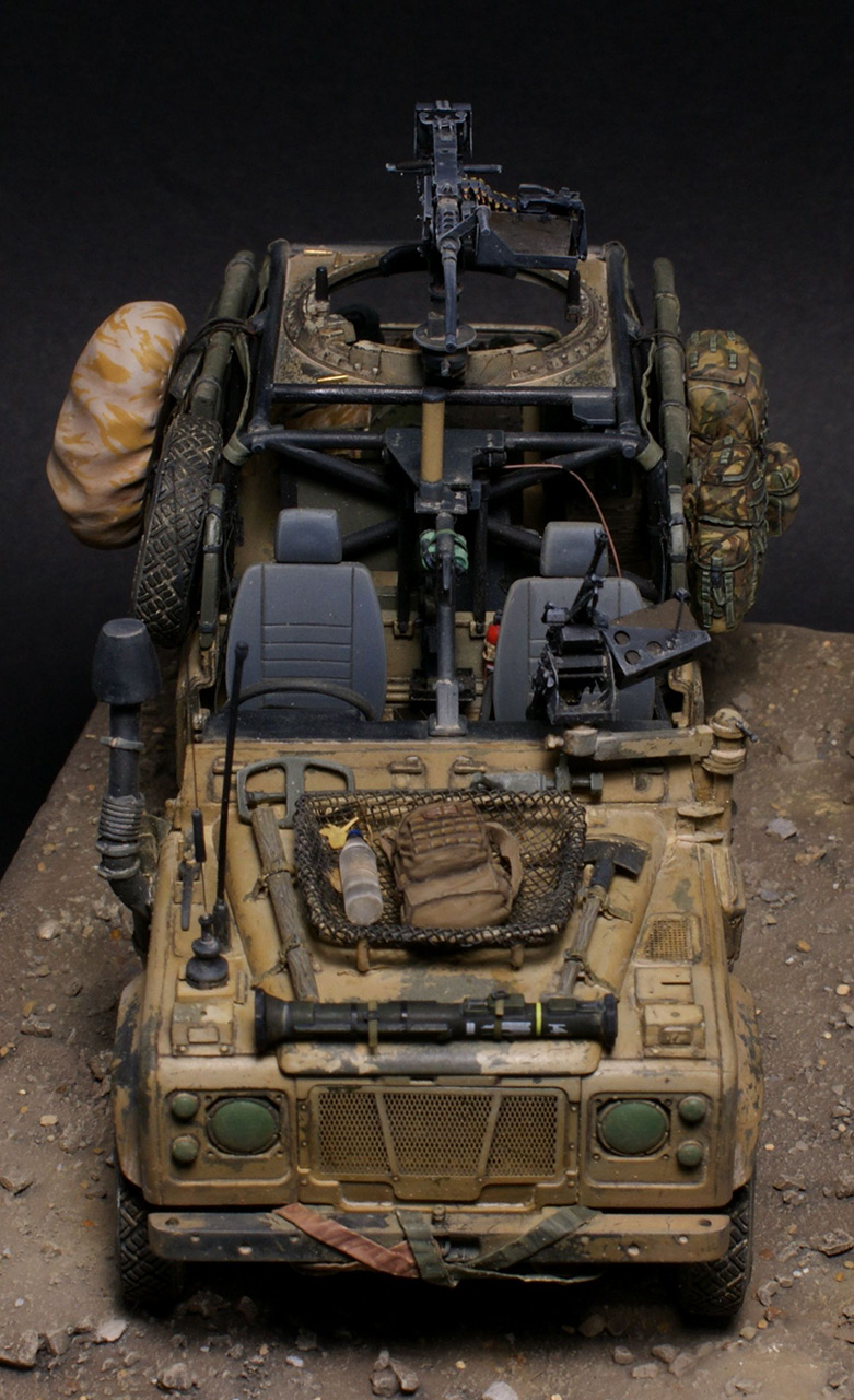 Диорамы и виньетки: Land Rover WMIK. Афганистан, 2009, фото #11