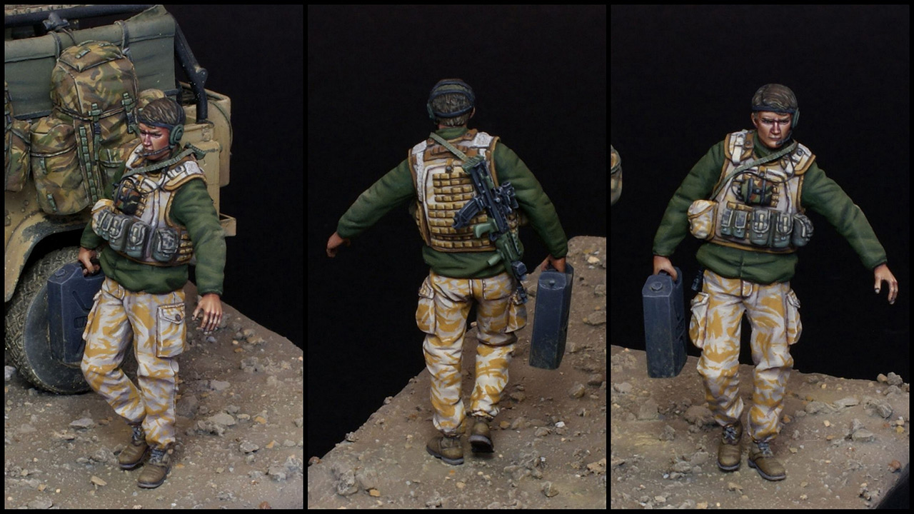 Dioramas and Vignettes: Land Rover WMIK. Afghanistan 2009, photo #20