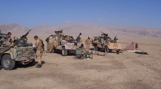 Диорамы и виньетки: Land Rover WMIK. Афганистан, 2009, фото #27