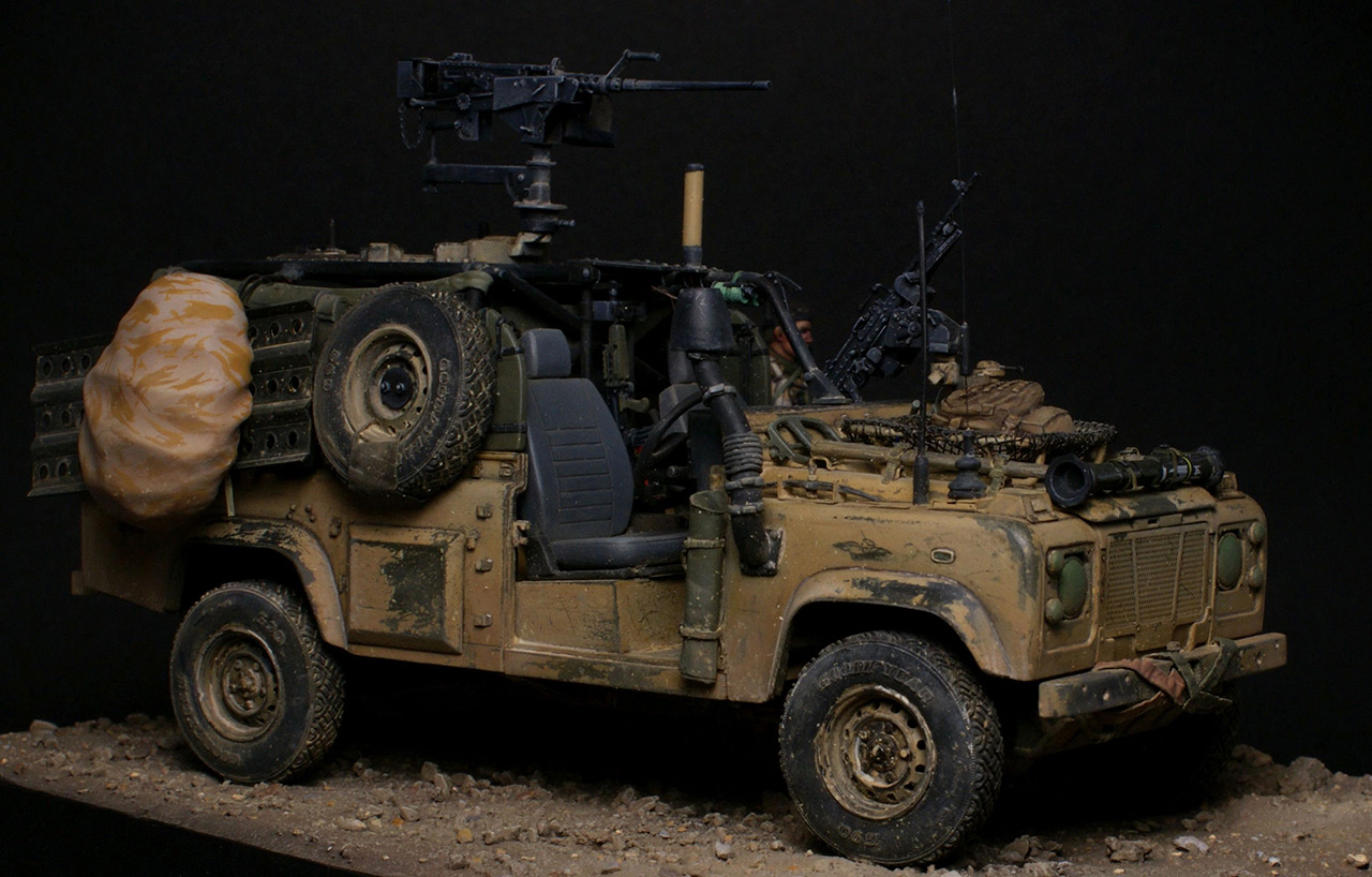 Dioramas and Vignettes: Land Rover WMIK. Afghanistan 2009, photo #5
