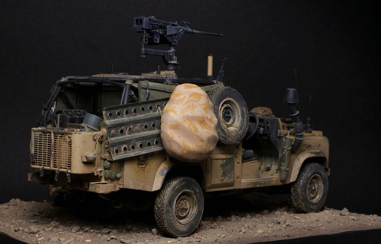 Dioramas and Vignettes: Land Rover WMIK. Afghanistan 2009, photo #6