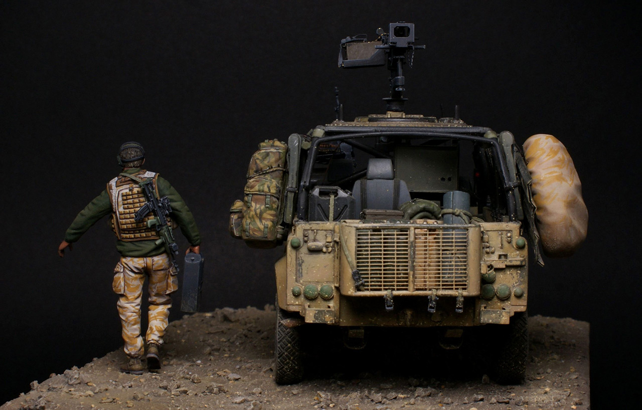Dioramas and Vignettes: Land Rover WMIK. Afghanistan 2009, photo #7