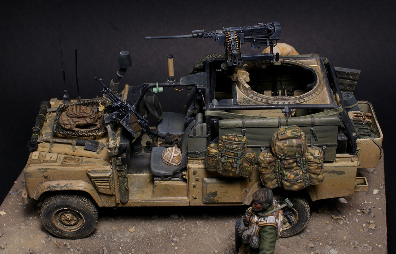 Dioramas and Vignettes: Land Rover WMIK. Afghanistan 2009, photo #9