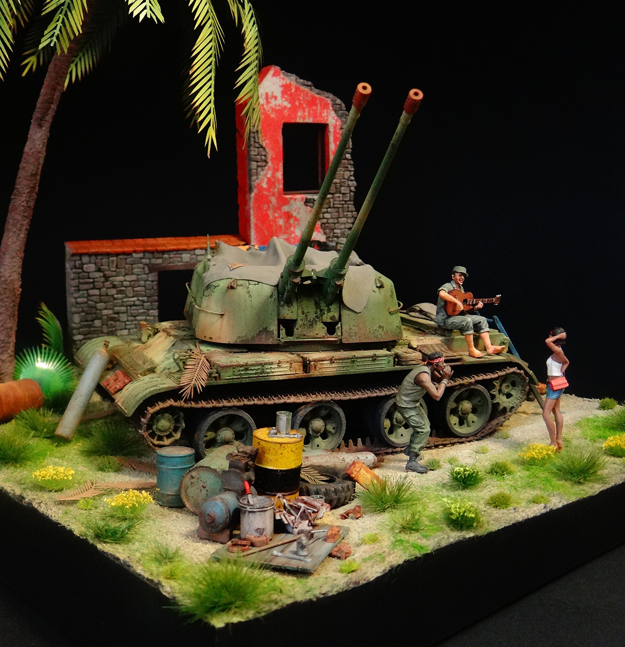 Dioramas and Vignettes: ZU-57-2. Island of Freedom, photo #4