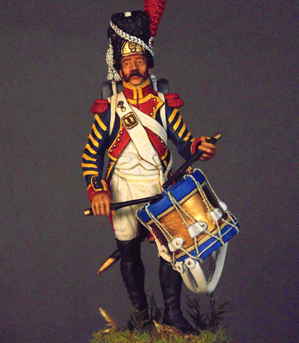 Figures: Drummer, line infantry grenadiers