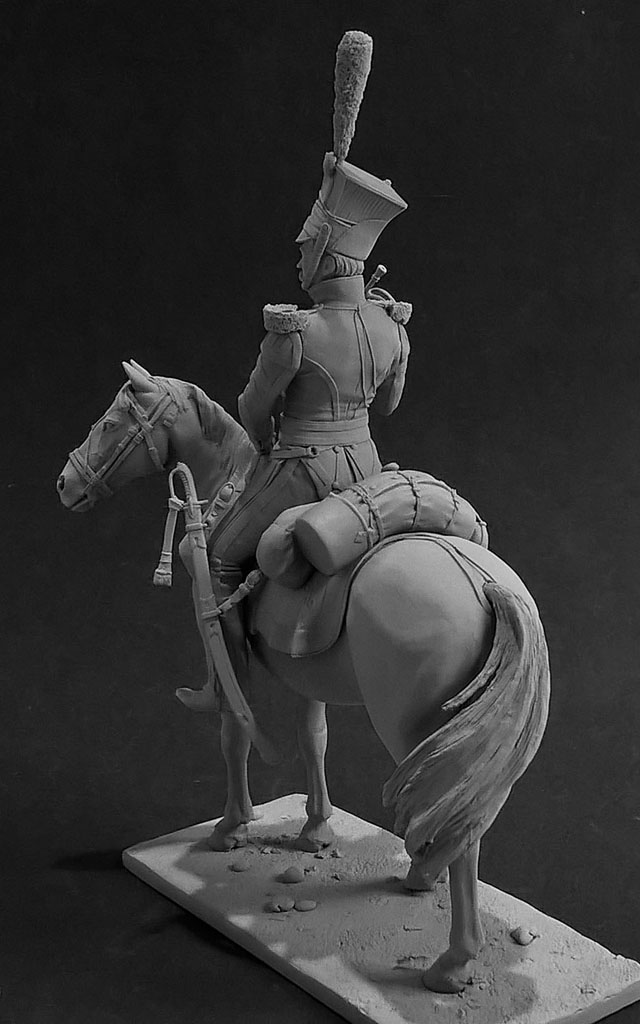 Sculpture: Bugler, army lancers regt, Russia, 1809-14, photo #3