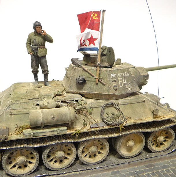 Dioramas and Vignettes: T-34-76. Crimea, 1944