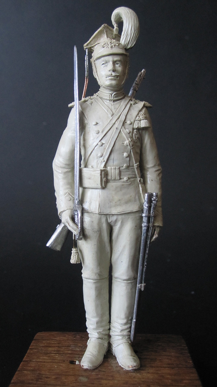 Sculpture: Private, army lancers, 1908-14, photo #1