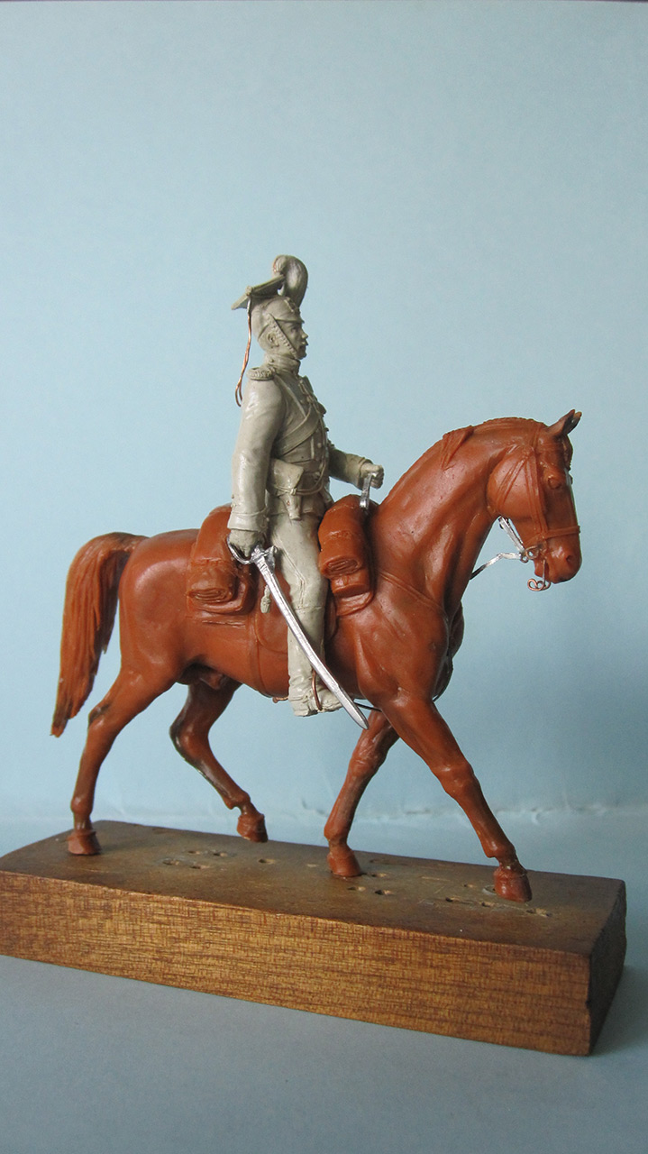 Sculpture: Captain, lancers regt., 1913, photo #1