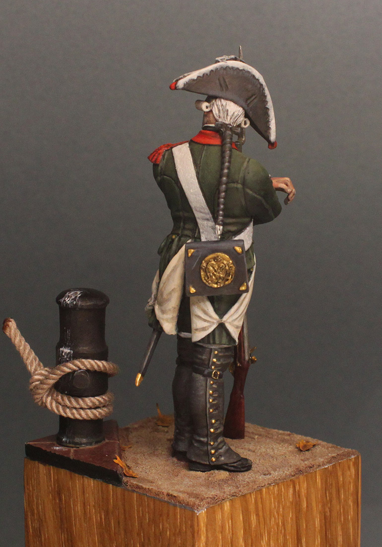 Figures: Musketeer, Baltic fleet naval btn, 1764-74, photo #6