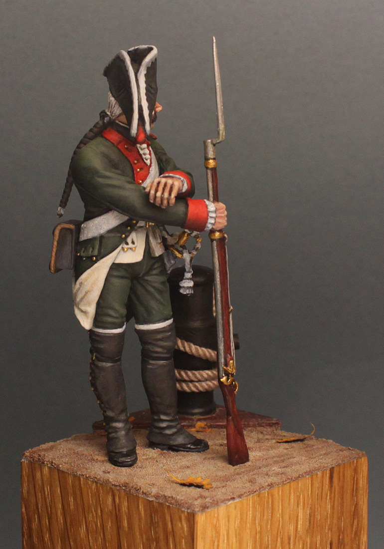 Figures: Musketeer, Baltic fleet naval btn, 1764-74, photo #8