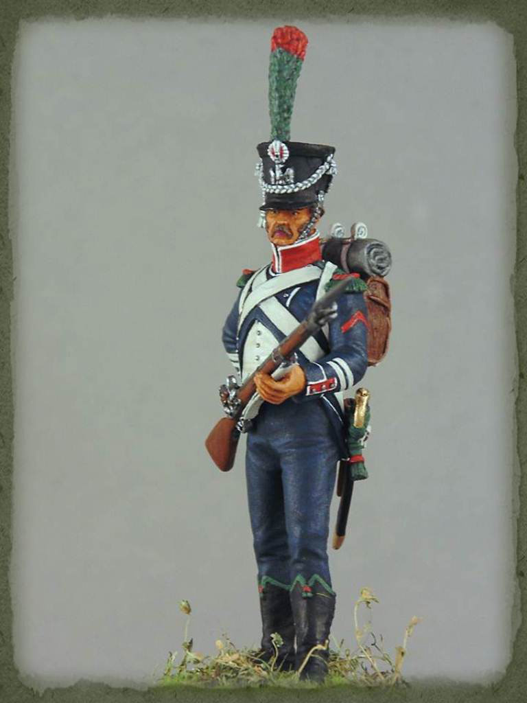 Фигурки: Капрал егерей легкой пехоты, 1809, фото #11