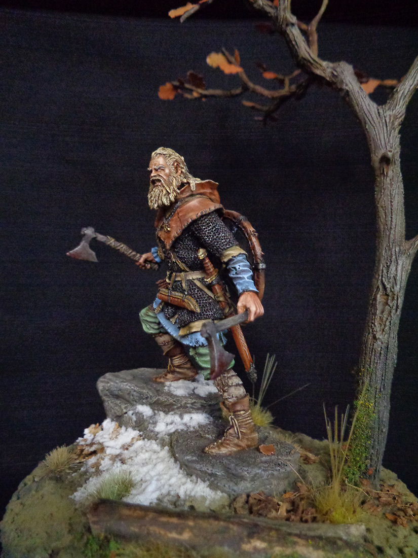 Figures: Scandinavian warrior, IX AD, photo #2