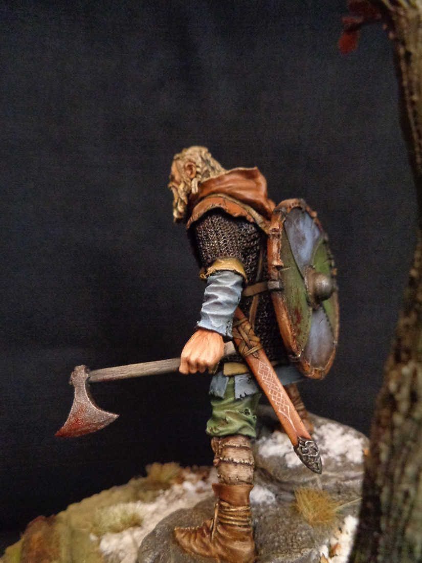 Figures: Scandinavian warrior, IX AD, photo #3