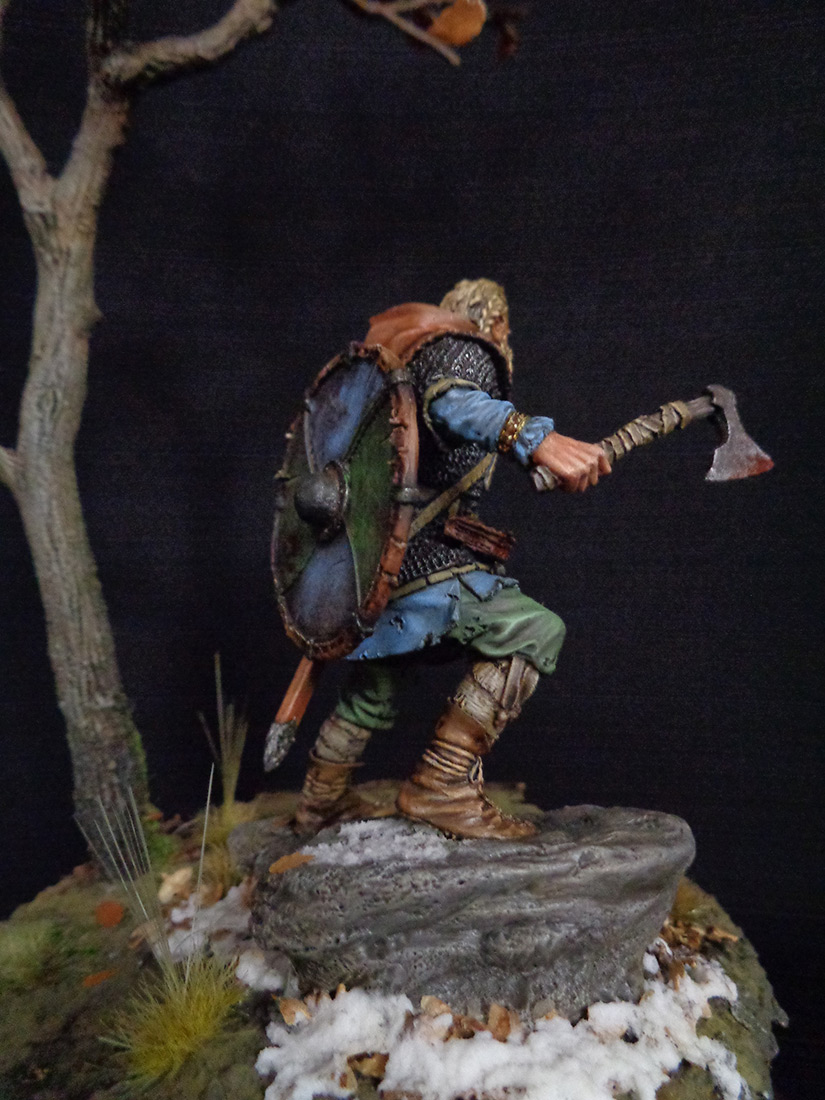Figures: Scandinavian warrior, IX AD, photo #5