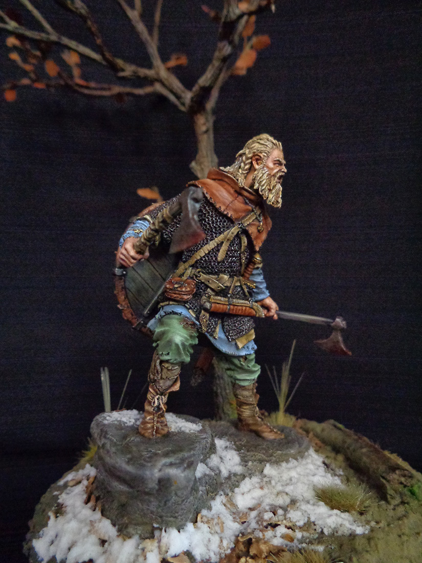 Figures: Scandinavian warrior, IX AD, photo #6