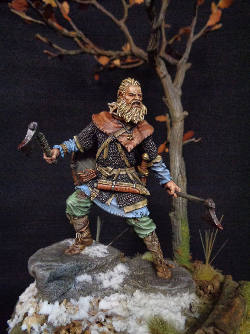 Figures: Scandinavian warrior, IX AD, photo #7