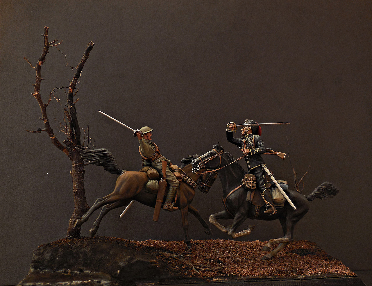 Dioramas and Vignettes: British and German cavalrymen, WWI, photo #1