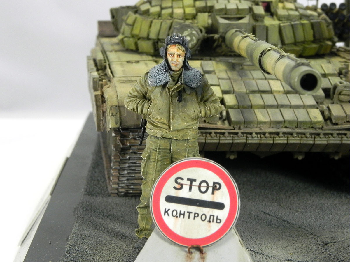 Dioramas and Vignettes: T-72B1, 276th regt., Chechnya, 1995, photo #10