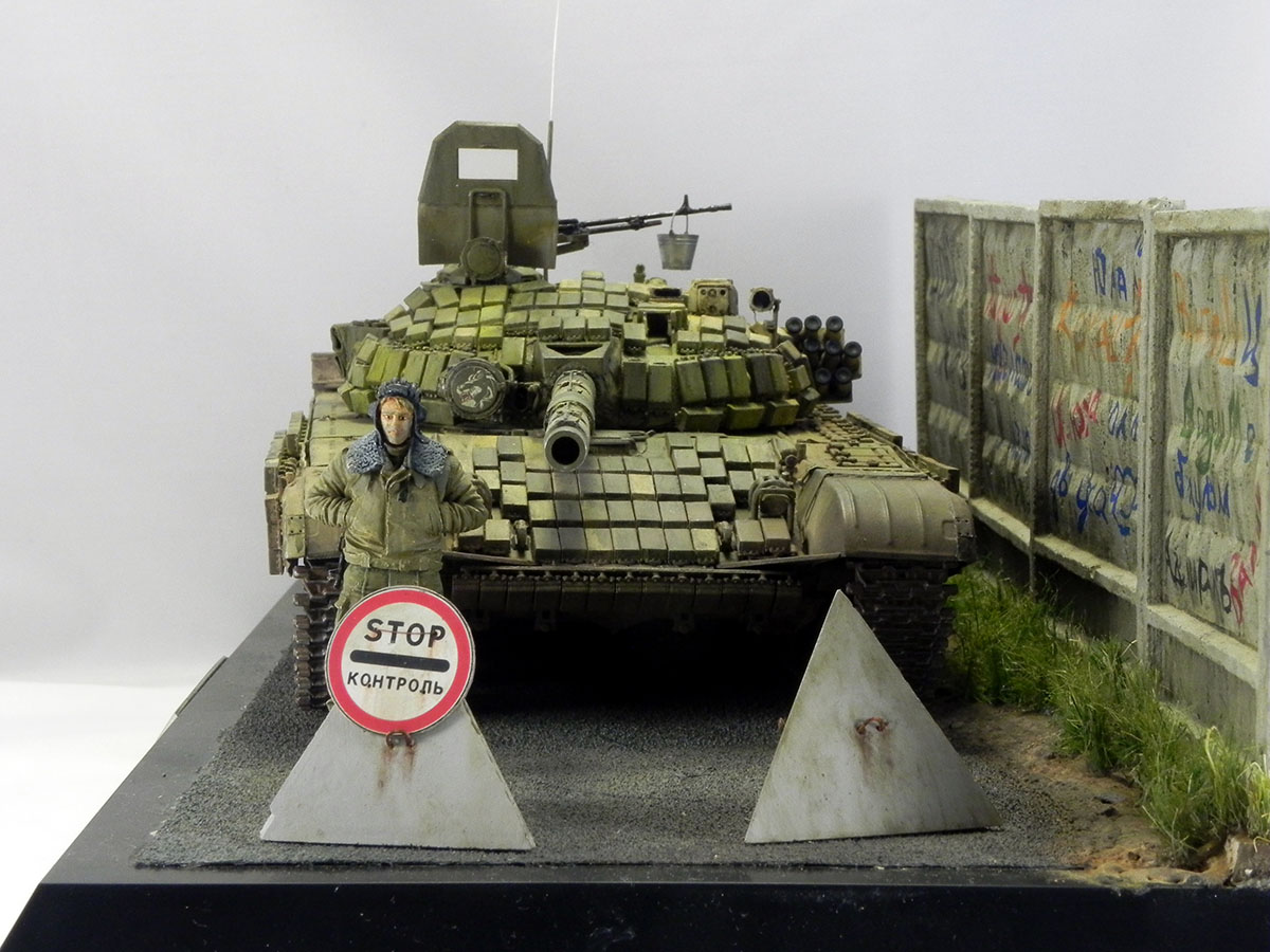 Dioramas and Vignettes: T-72B1, 276th regt., Chechnya, 1995, photo #2